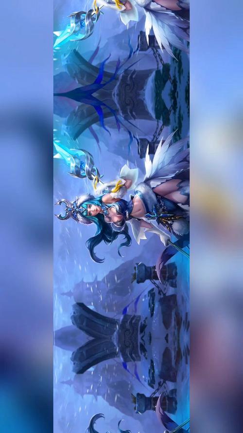 《王者荣耀》凛冬法师王昭君,北风呼啸冰封千里