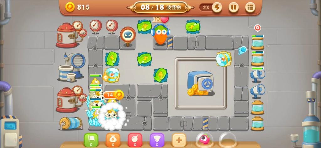 《保卫萝卜3》工厂第37关通关攻略