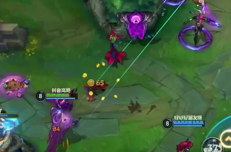 英雄联盟死兆星尊烬的大招为什么只有自己才看得到?