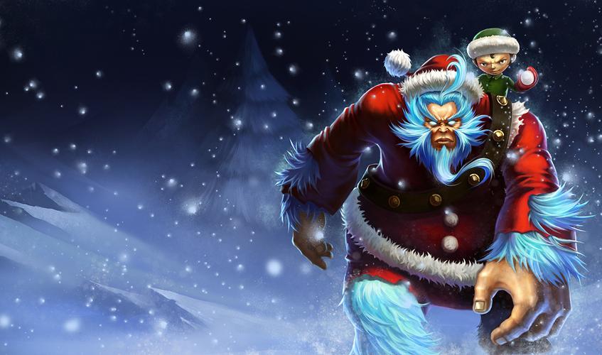 英雄联盟中努努雪人骑士的几款皮肤哪个是带特效的