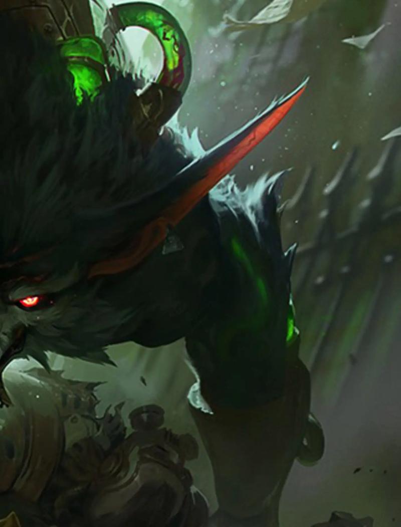 英雄联盟手游沃里克的挑战答案是什么