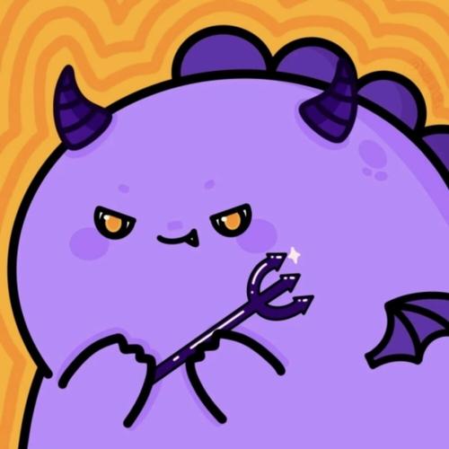 紫色的卡通小恶魔叫什么