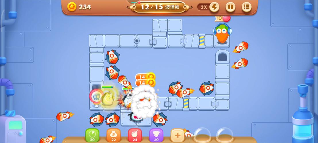 保卫萝卜3第13关怎么过