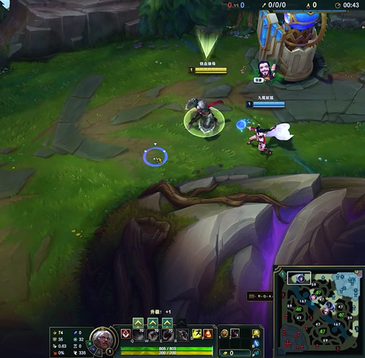 lol视角怎么锁定在英雄身上