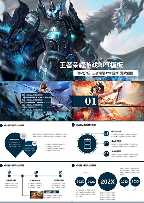 PPT模板-《王者荣耀》游戏主题设计
