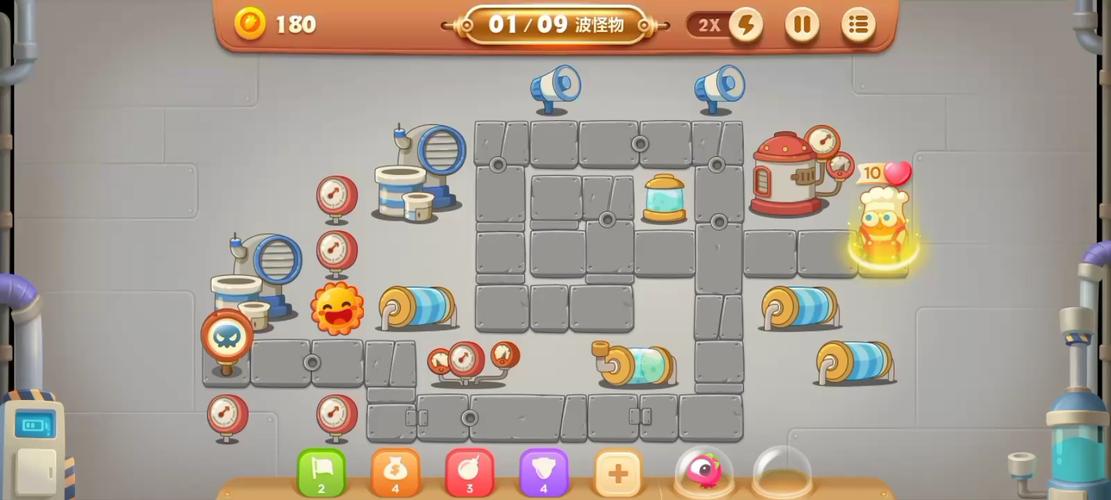 保卫萝卜3工厂第7关攻略