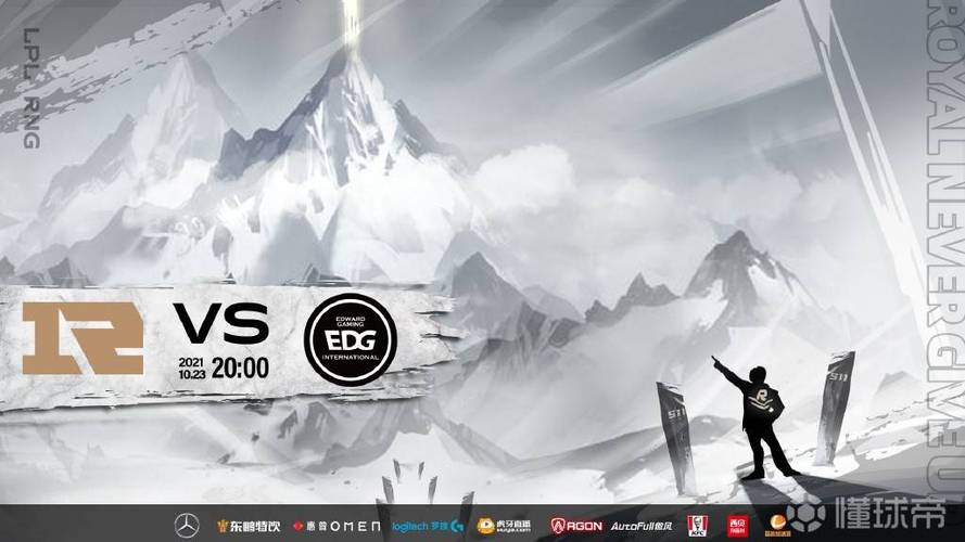 英雄联盟RNG对战EDG海报:五个关键线索都是7