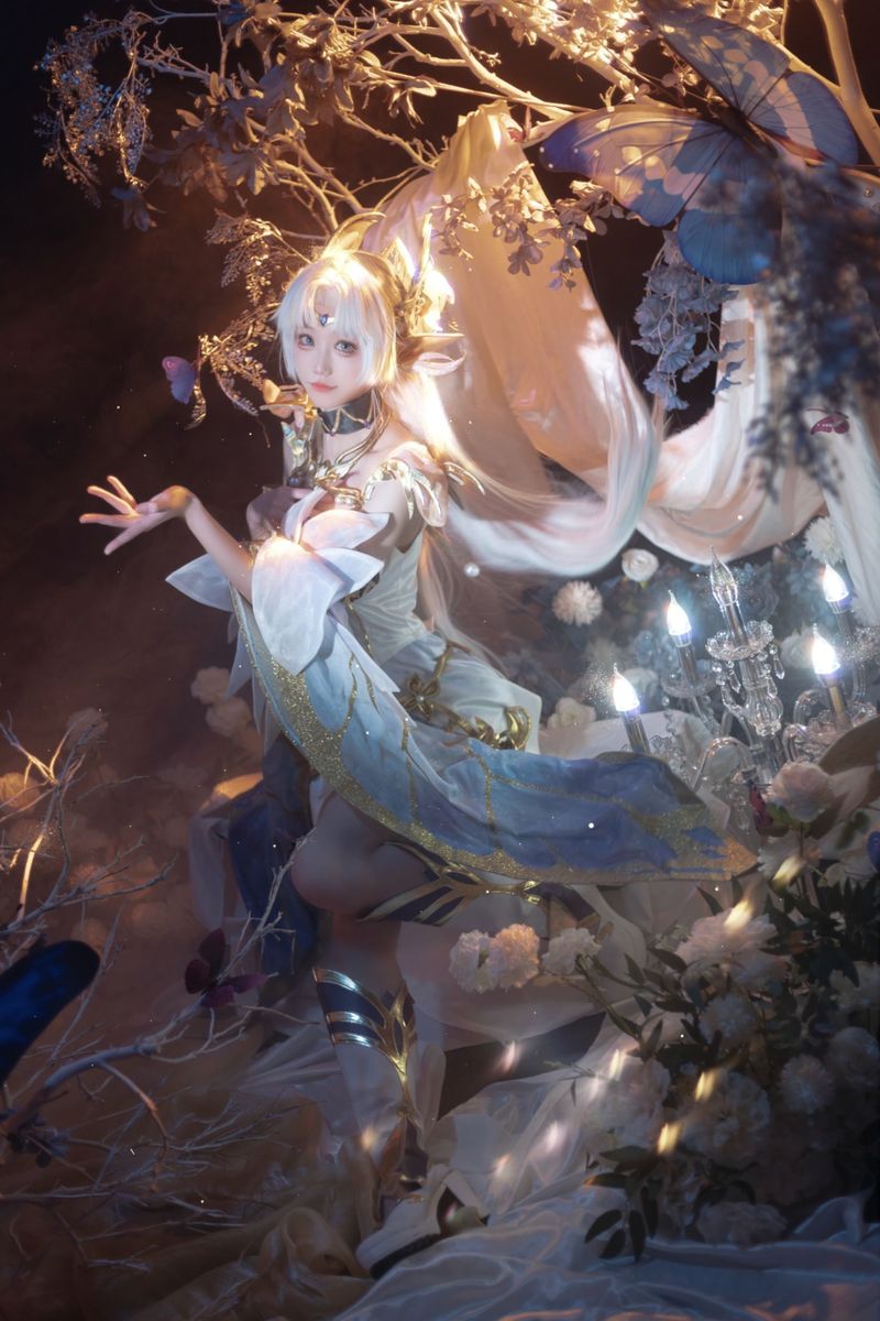 王者荣耀正片cos小乔这是cosplay的王者荣耀的貂蝉