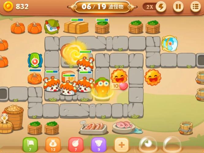 保卫萝卜3集市27金萝卜通关技巧