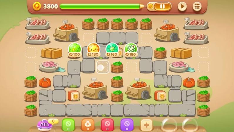 保卫萝卜3集市第3关金萝卜通关攻略