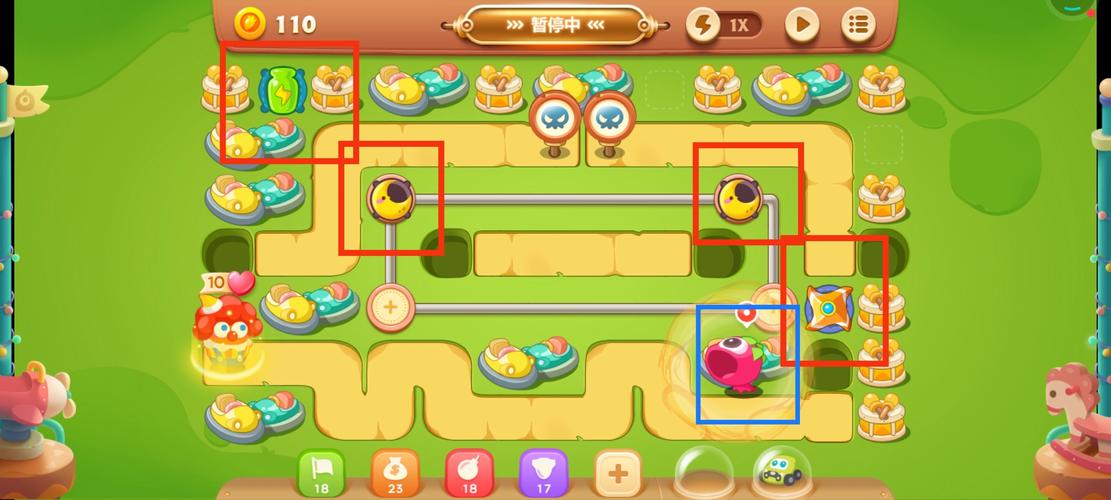 保卫萝卜3游乐场2关攻略