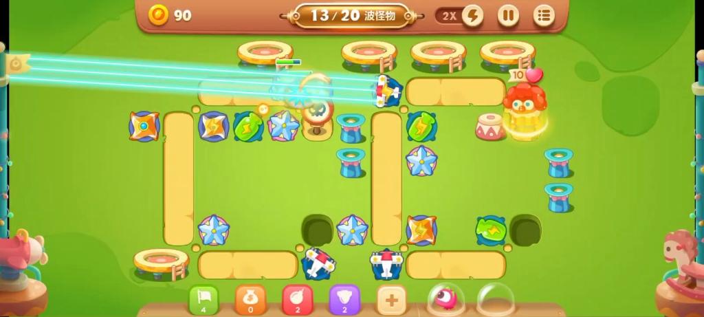 《保卫萝卜3》游乐场第8关通关攻略