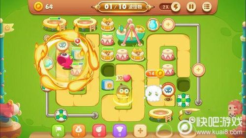 保卫萝卜3游乐场爬梯第19层通关技巧详解