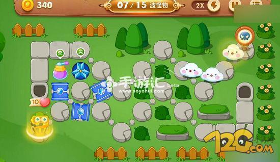 保卫萝卜3游乐场爬梯第19层怎么过游乐场爬梯19攻略