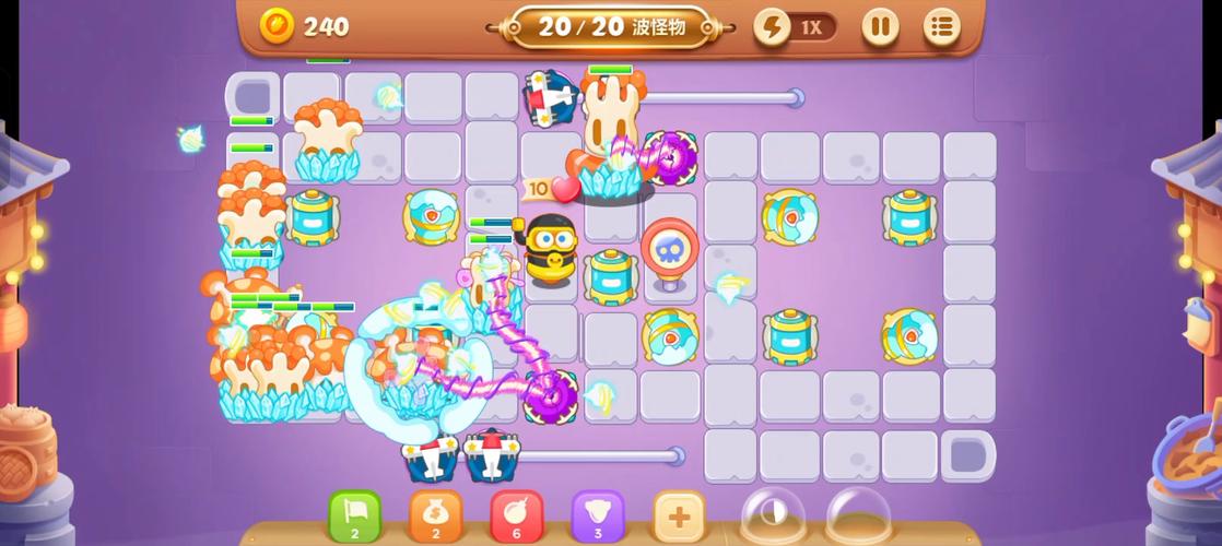 保卫萝卜3夜市主题第8关怎么过-夜市主题第8关攻略