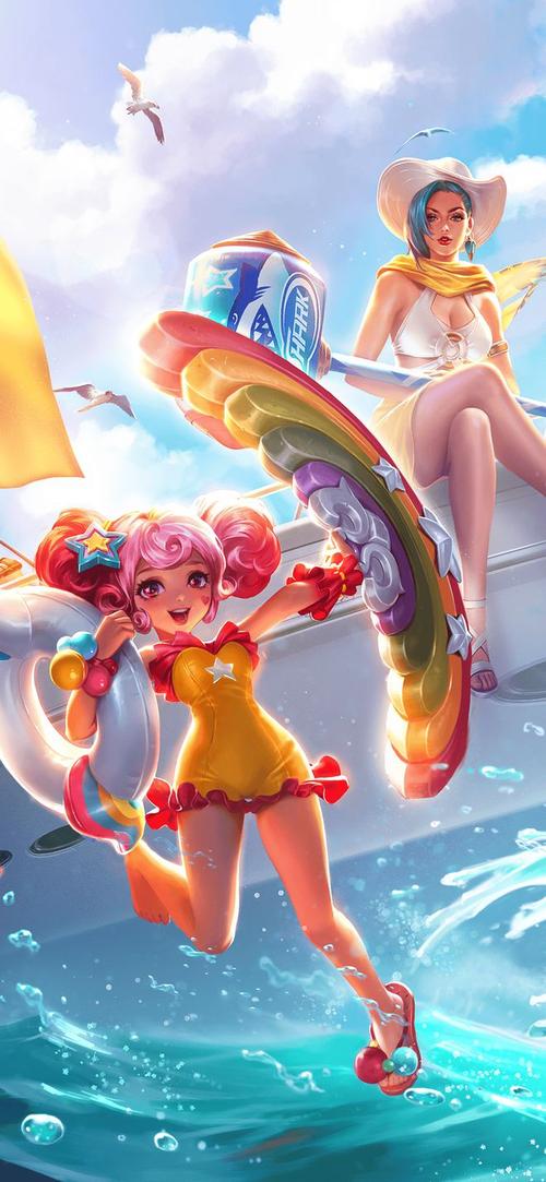 钟无艳海滩丽影动态图有哪些技能效果?