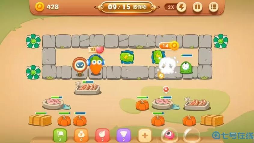 保卫萝卜3冒险模式快速通关技巧攻略