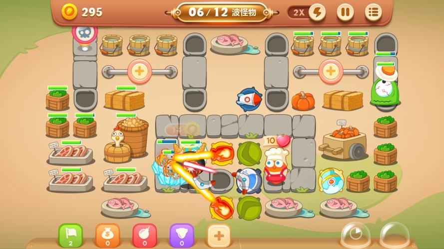 保卫萝卜3集市28金萝卜通关技巧