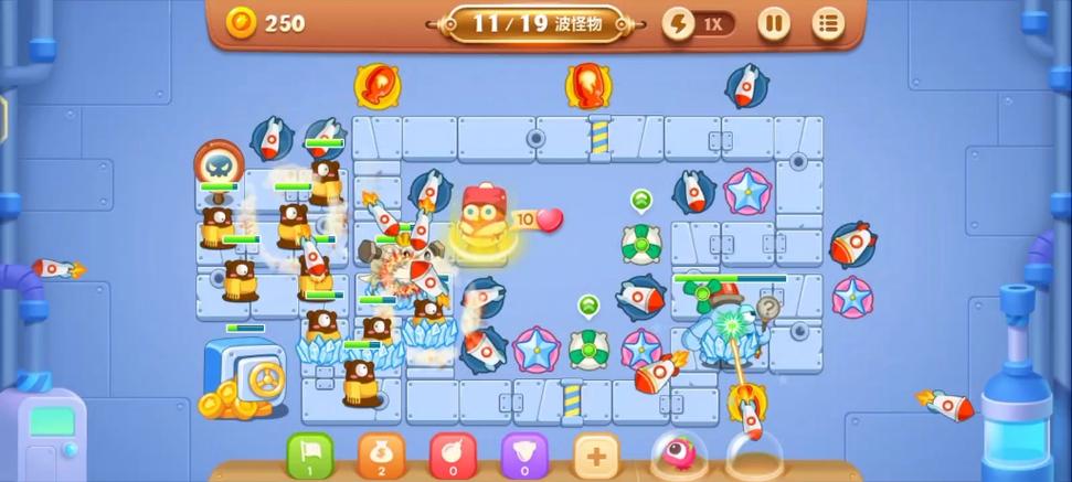 保卫萝卜3游乐场第40关怎么过,保卫萝卜3攻略分享