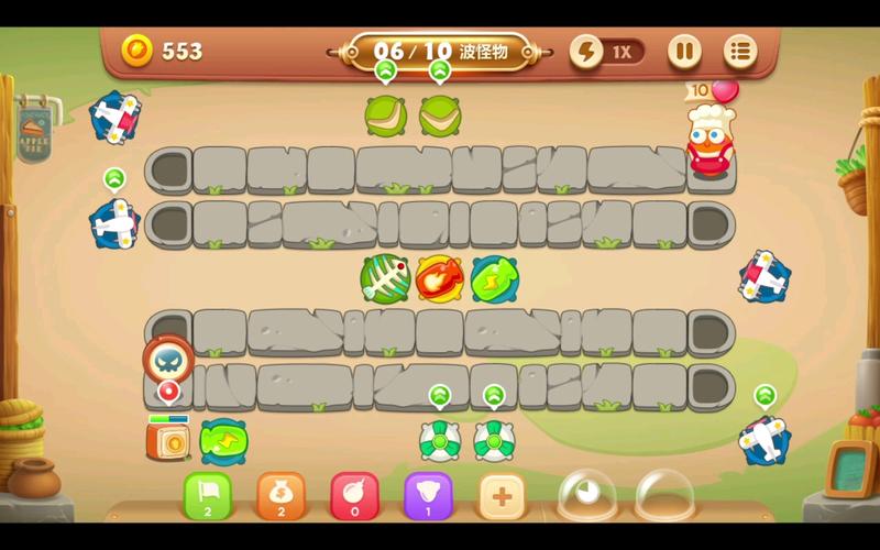 保卫萝卜3冒险模式集市第48关金萝卜攻略