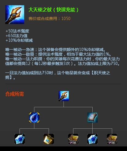 英雄联盟大天使之杖属性什么-lol大天使之杖装备属性介绍