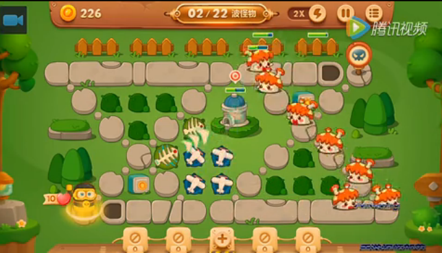 保卫萝卜3集市爬楼梯1-10攻略