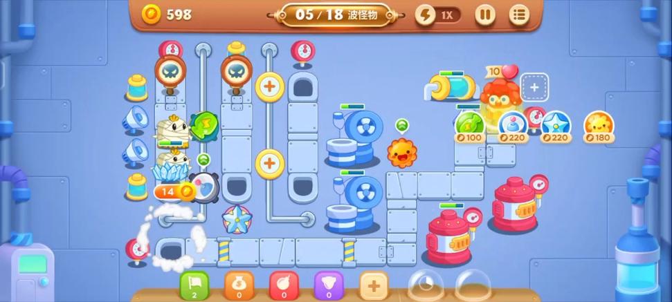 保卫萝卜3工厂21关怎么玩