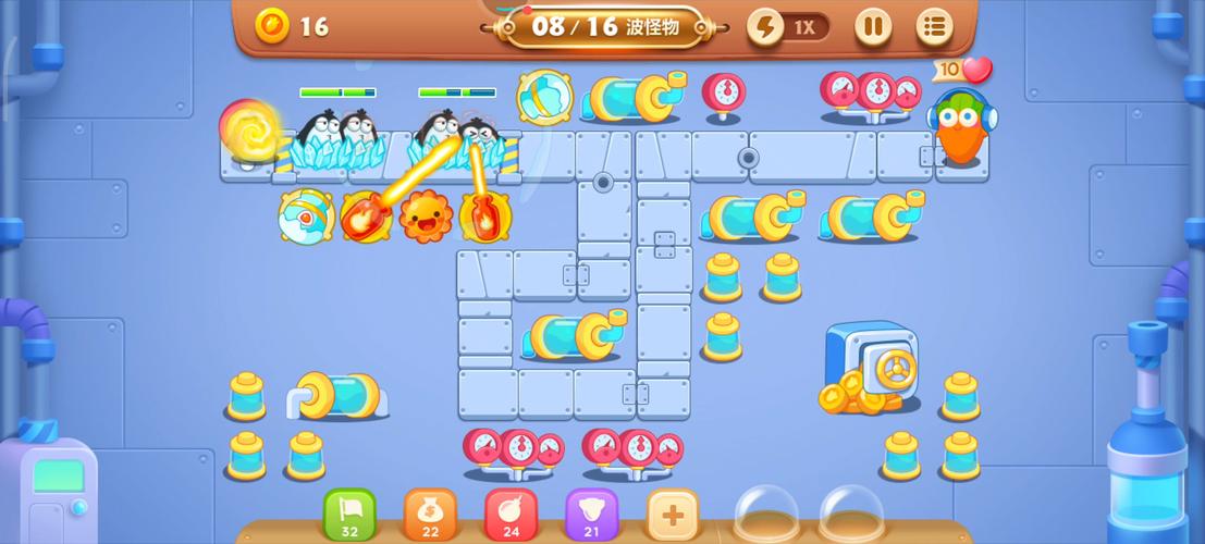 保卫萝卜3公园第12关怎么过公园第12关金萝卜图文视频通关攻略