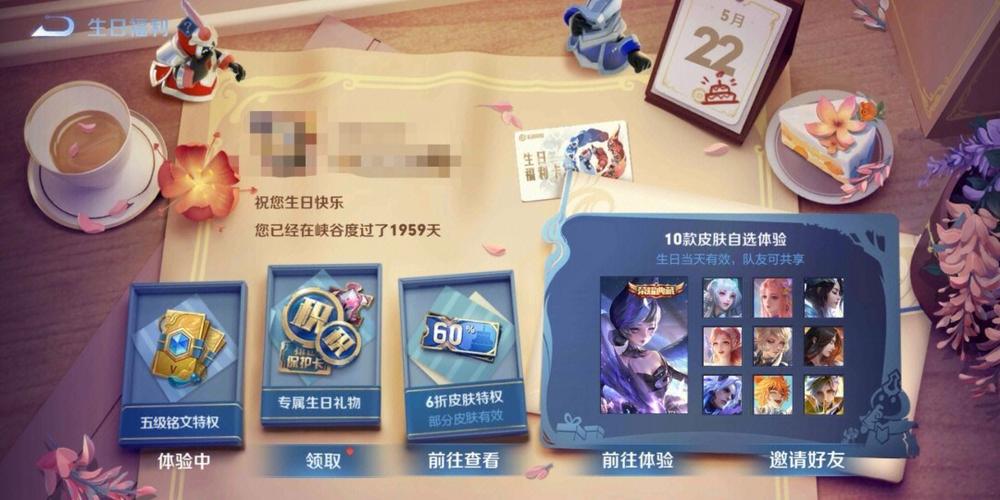 王者荣耀生日皮肤怎么用不了