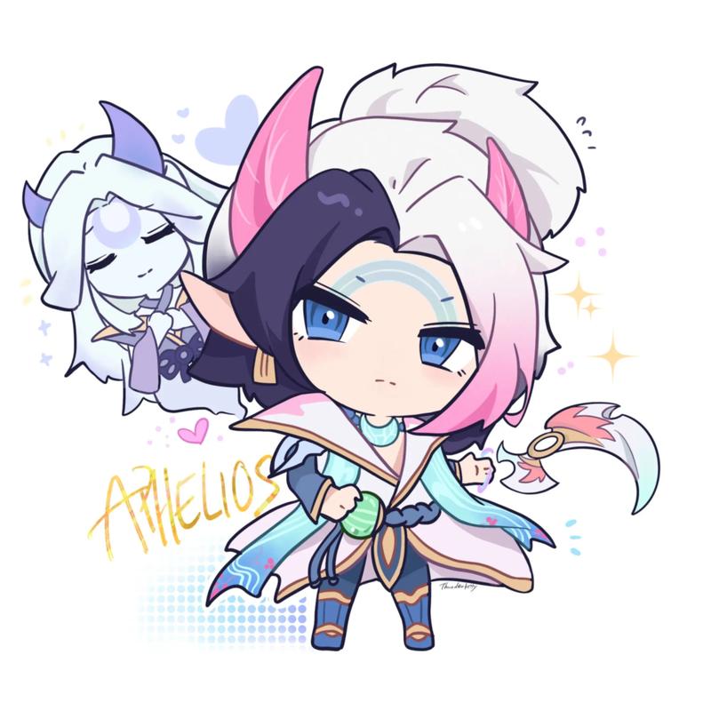 一个q版的用lol英雄做的手游