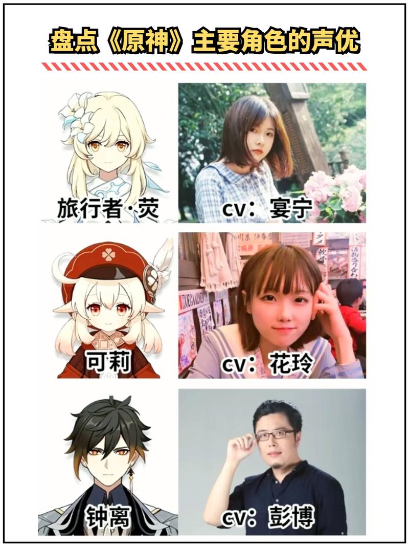 《原神》中文全部cv表是什么?