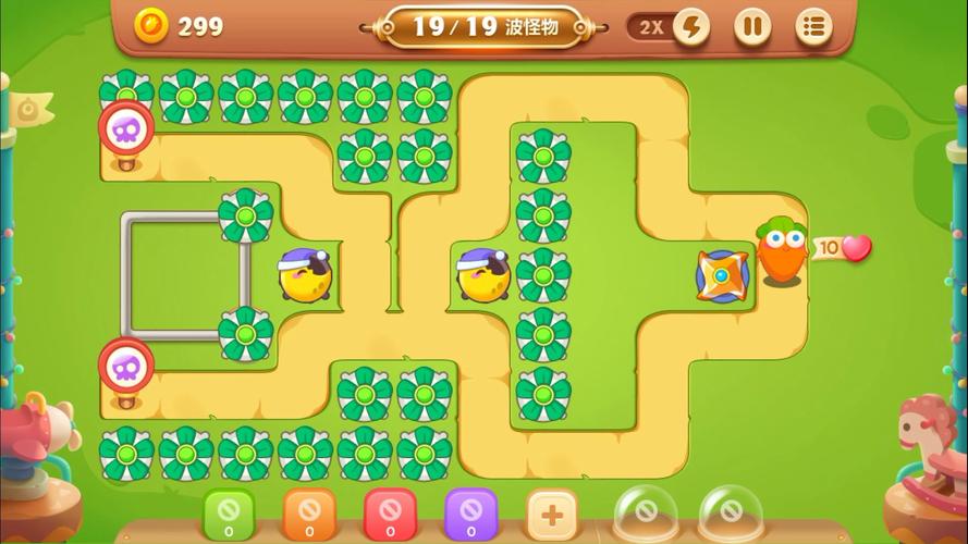 保卫萝卜3游乐场3-4关怎么过?