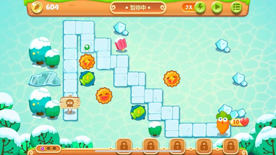 保卫萝卜3第二关卡第五关怎么过