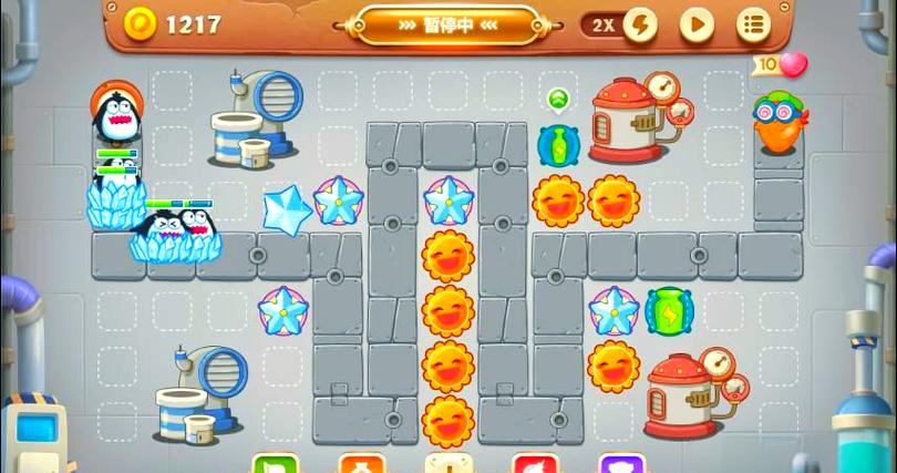 保卫萝卜3集市第9关金萝卜通关攻略