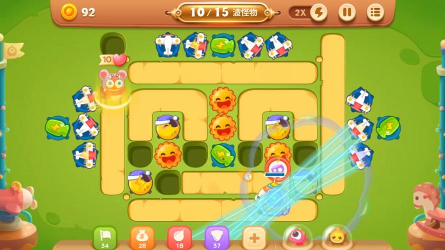 保卫萝卜3第51关怎么过