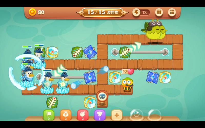 保卫萝卜3码头爬塔10攻略