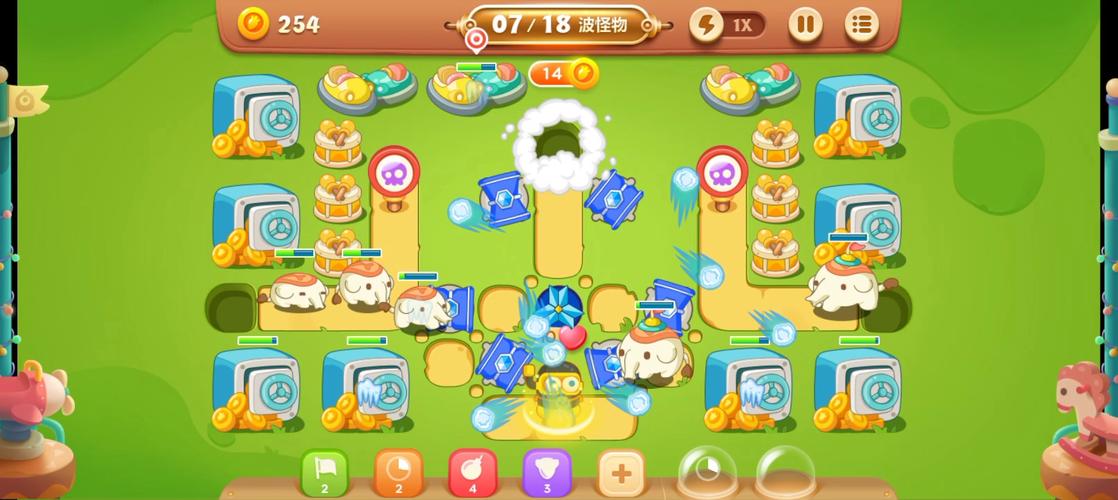 保卫萝卜3糖果赛攻略用什么炮塔