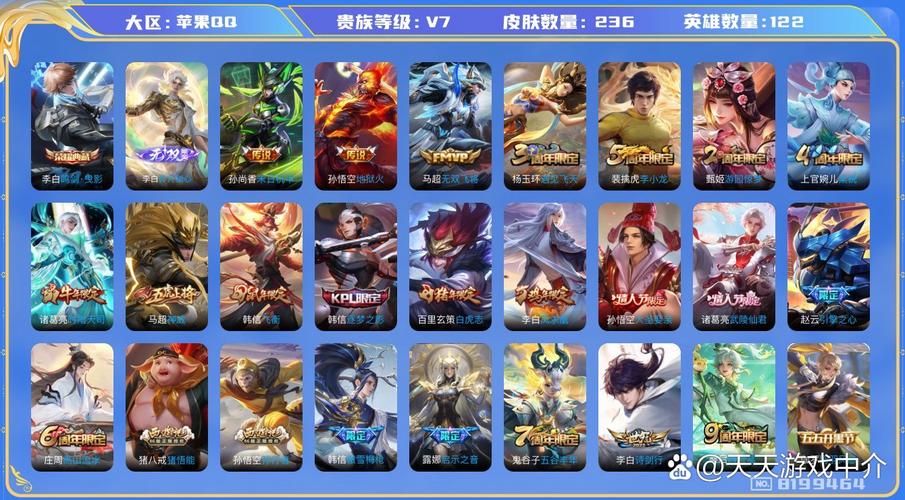 王者荣耀皮肤首字母首排列