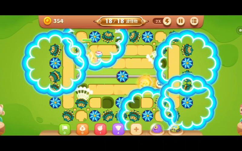 保卫萝卜3游乐场第57关通关技巧说明