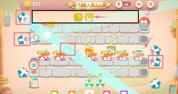 保卫萝卜3冒险模式集市第48关金萝卜攻略