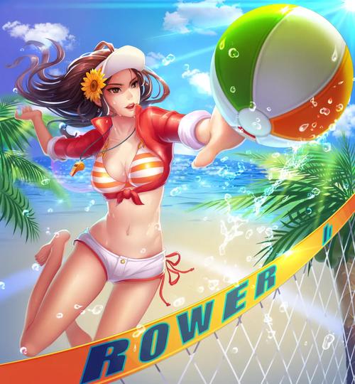 花木兰穿泳装时的样子