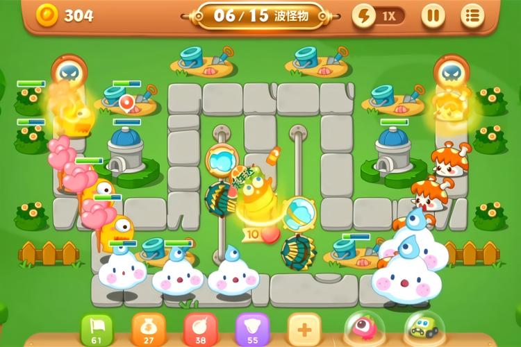 保卫萝卜3集市爬塔15层攻略