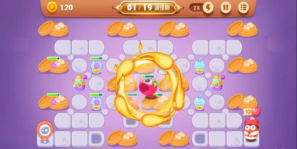 《保卫萝卜3》集市8怎么过集市第8金萝卜通关攻略