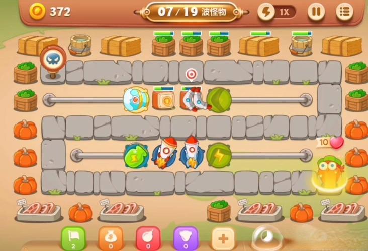 保卫萝卜3冒险集市22关金萝卜怎么得介绍_保卫萝卜3冒险集市22关金萝卜...