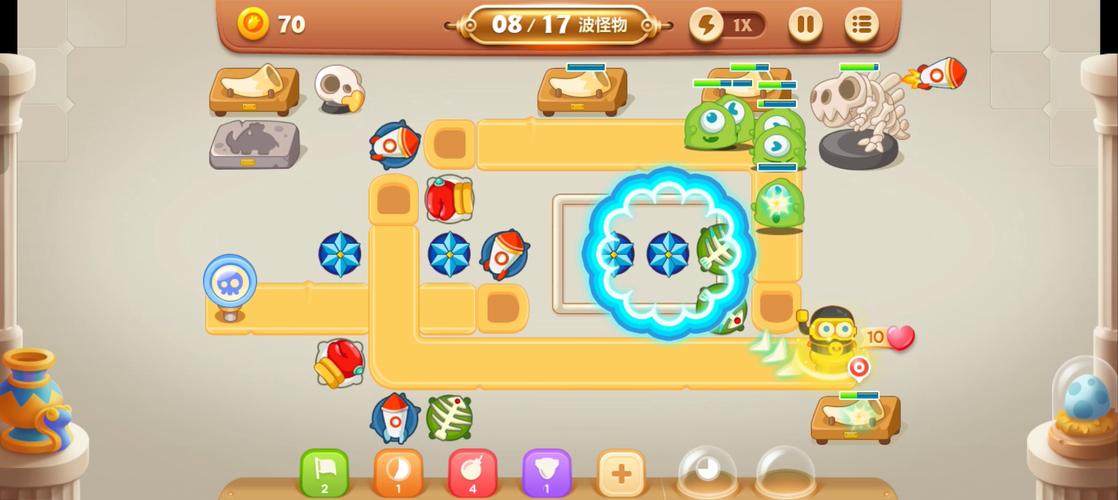 保卫萝卜3公园第32关怎么过