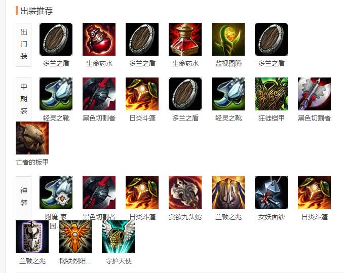 LOL英雄联盟老司机亡灵战神塞恩高胜率辅助装备