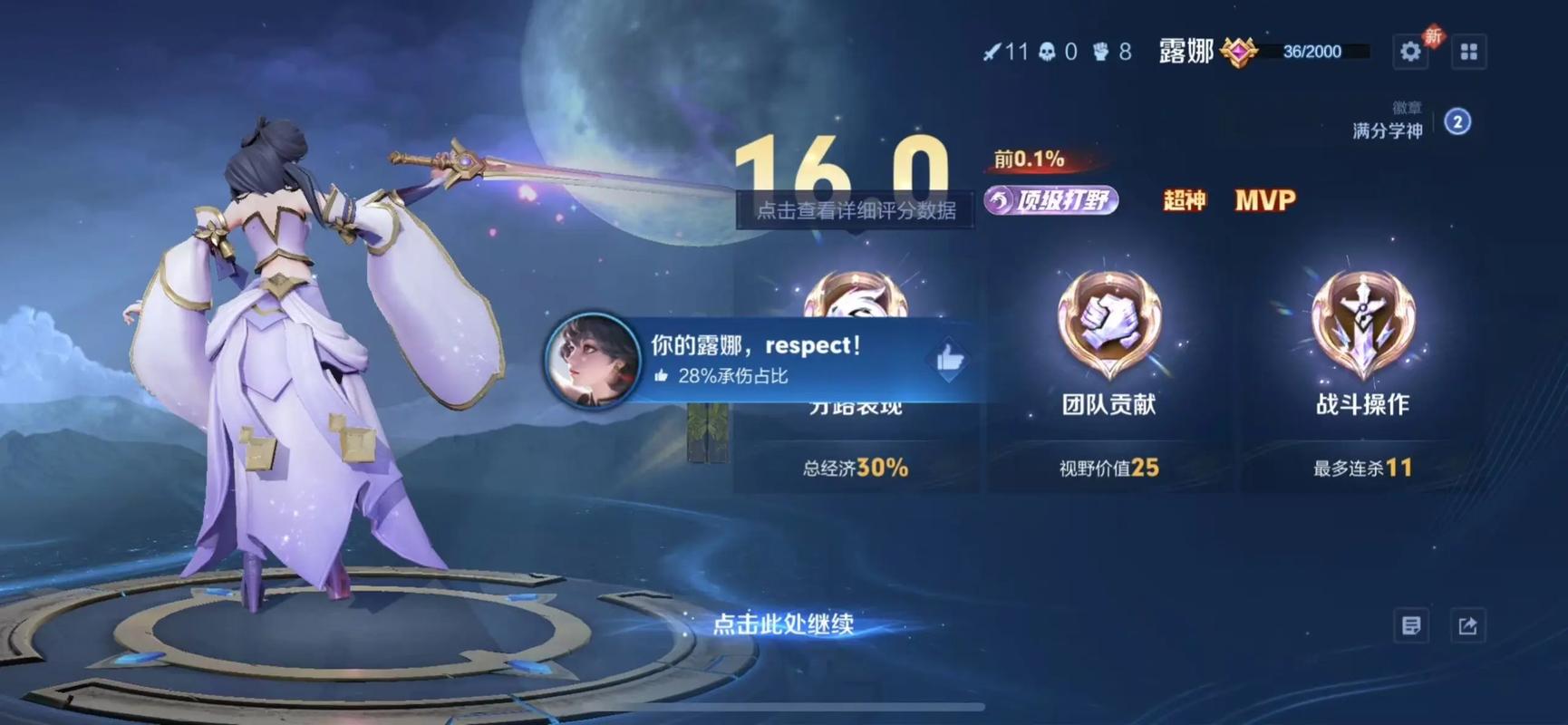 直播流行开来,哪些主播的露娜是国服顶尖水平?