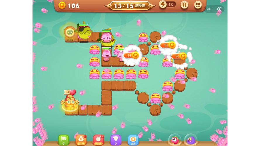 保卫萝卜3游乐场第53关金萝卜完美通关图文攻略