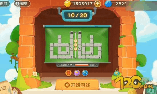 保卫萝卜3集市爬梯第4关攻略