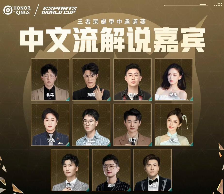 王者荣耀有哪些解说员